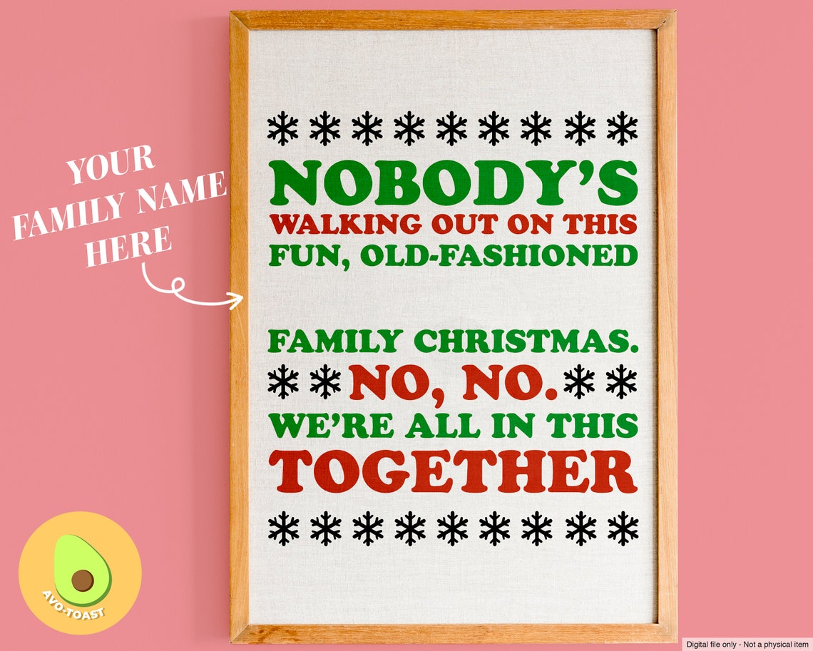 Custom Christmas Vacation SVG Quote Funny Christmas SVG | Etsy