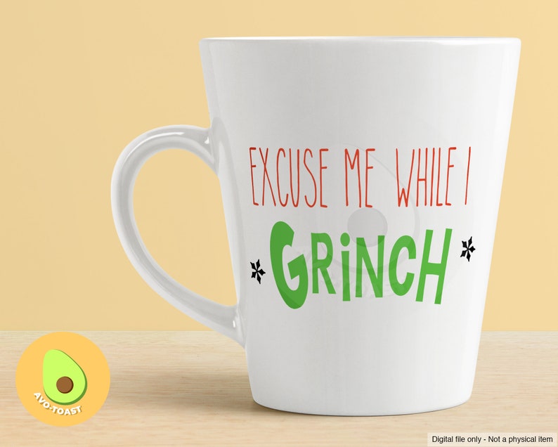 Download Excuse Me While I Grinch SVG Funny Christmas SVG Instant ...