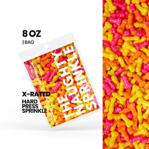 Spring Tip 8oz Naughty Sprinkle®| Adult Sprinkles, Candy Shapes, Parties, Naughty Baking Supplies