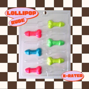 Pocket Rocket Lolli Candy Mold - Chocolate, Candy Making, Gummies, Melts, Edible Gifts & Party Favors