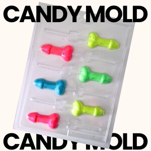 Pocket Rocket Lolli Candy Mold - Chocolate, Candy Making, Gummies, Melts, Edible Gifts & Party Favors