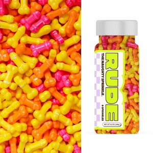 Thinks He&#39;s The Main Character - A Naughty Sprinkle® PYO Tip | Adult Sprinkles, Candy Shapes, Parties, Naughty Baking Supplies