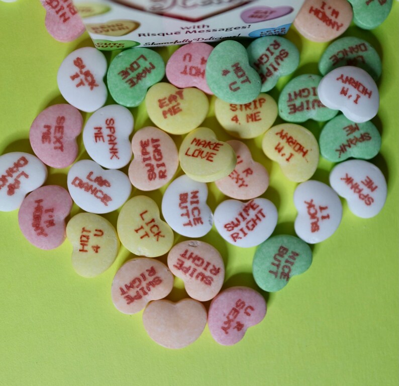 Naughty Conversation Hearts Etsy