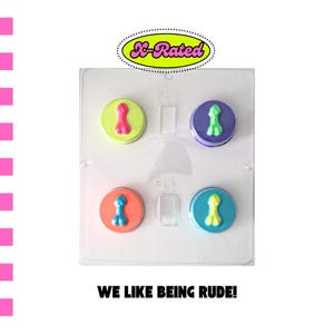 Pecker on a Cookie - Plastic Candy Mold