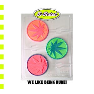 Sweet Sativa Leaf Lolli - Plastic Candy Mold