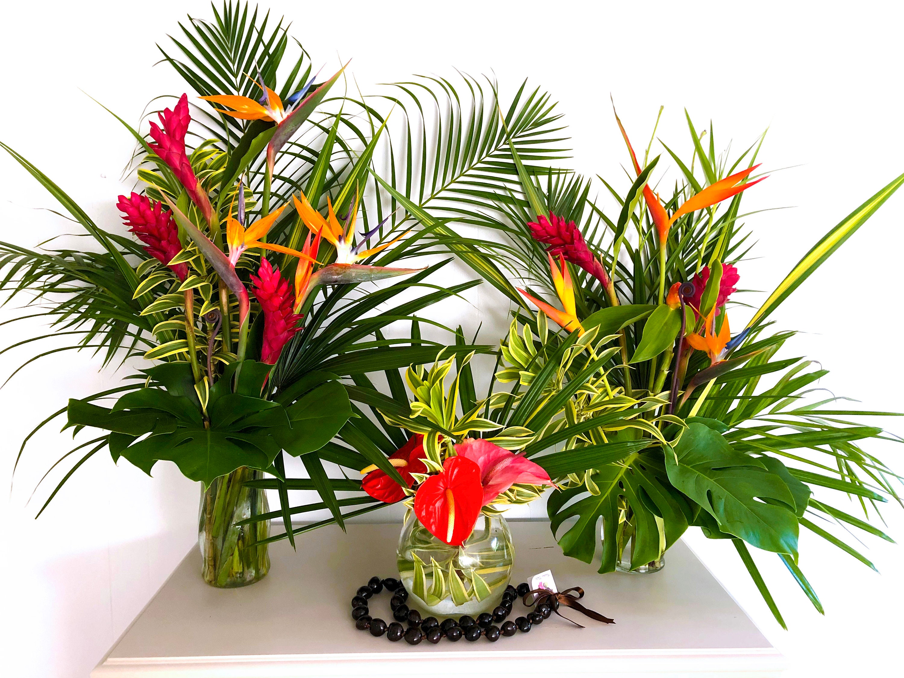 Tropical Jungle Box Rainforest Fresh Flower Arrangement Kit