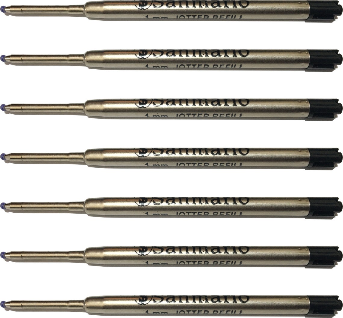 Parker Compatible Ink Pen Refills G2 Ballpoint Pens 1.0 Mm Medium Blue