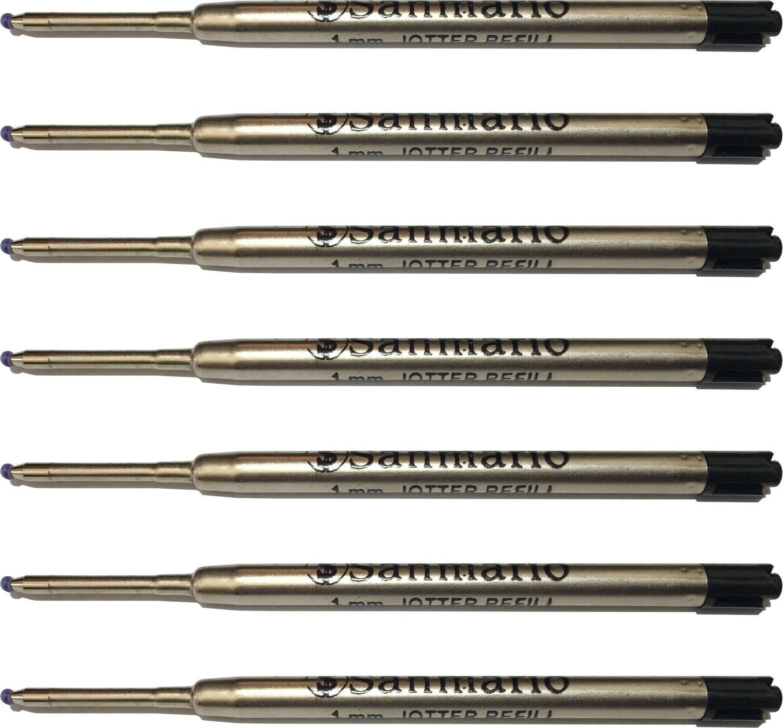 Parker Compatible Ink Pen Refills G2 Ballpoint Pens 1.0 Mm Medium Blue