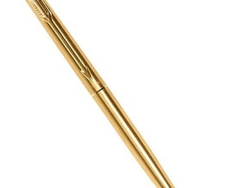 Parker Classic Gold Plated Ball Pen by Parker Blue ink