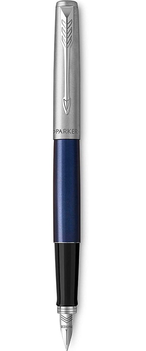 Parker Jotter Originals Ballpoint Pen, Classic White Finish, Medium Point,  Blue Ink, 1 Count