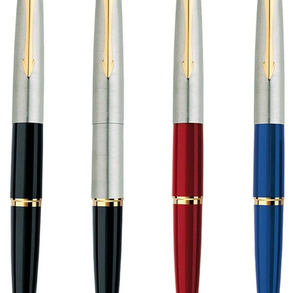 Parker Galaxy Roller BallPen Black,Blue,Red,Stainless Steel Silver,Gold Gift Box