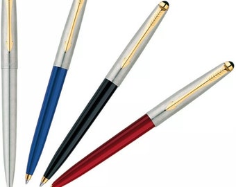 Parker Galaxy Standard Gold Trim Ball Pen Red Parker Galaxy Standard Gold Trim Ball Pen Red