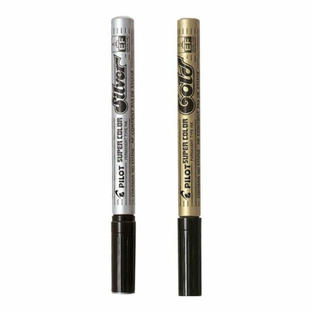 GOLD Metallic Paint MARKER Extra Fine Point Very Thin Line Permanent 0.5mm  Tip Metal Glass Porcelain Wood Plastic Ink PILOT Pen 41500 -  Israel