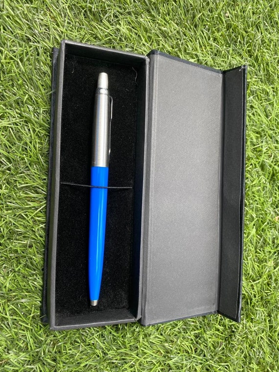 Parker Classic Gold Plated Ball Pen by Parker Blue Ink 