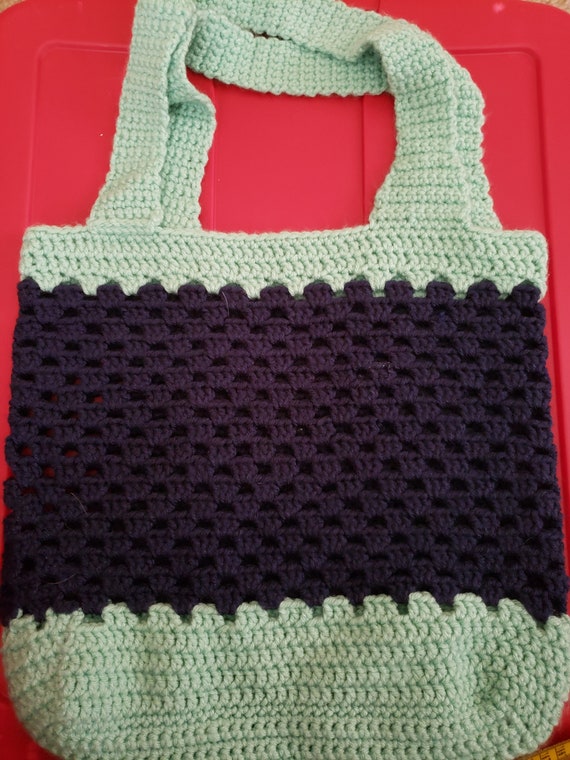 etsy crochet market bag