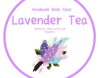 Lavender Tea Goats Milk Soap