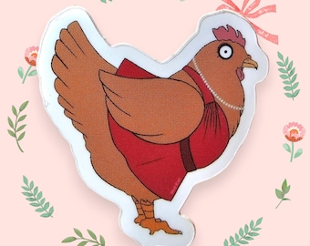 Classy Hen Stickers