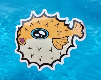 Pufferfish Vinyl Sticker