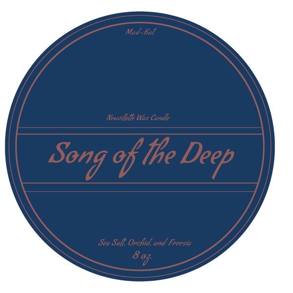 Song of the Deep Neuvillette Soy Wax Candle