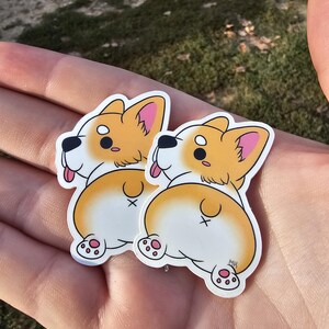 Corgis Popo Aufkleber