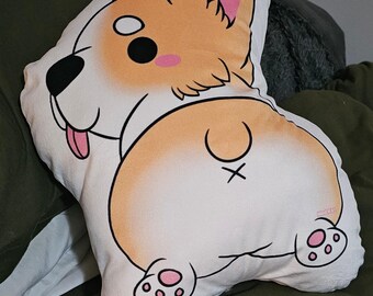 Almohada de peluche Corgi