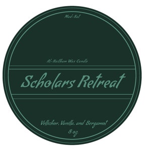 Scholars Retreat Al-Haitham Soy Candle
