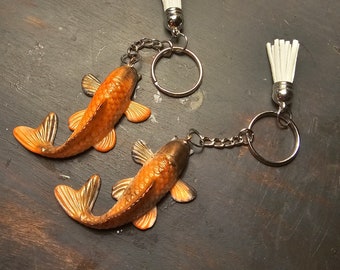 Koi Fish Resin Keychains