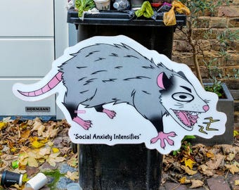 Possum Vinyl Sticker