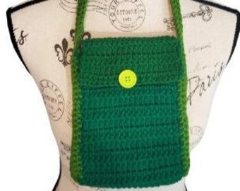 Cute Handcrafted Pouch Unique One of a Kind Thick Crochet Quality Handbag Purse - Great Way to Carry Essentials - Handmade in the USA!