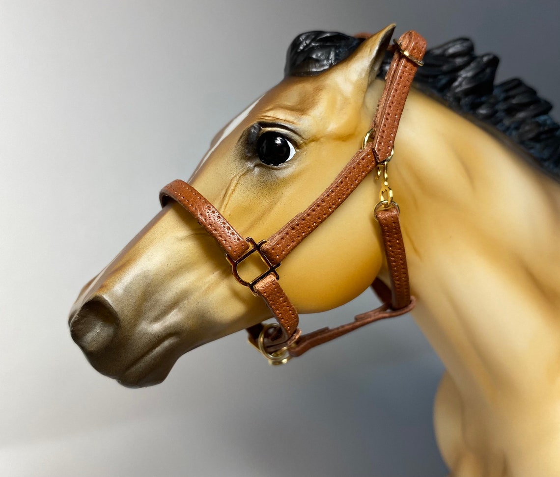 Leather Breyer Horse Halter Etsy