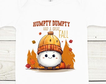 Cute fall autumn png, Humpty Dumpty had a great fall, Design Download for sublimation or print, funny autumn saying png, Printable design