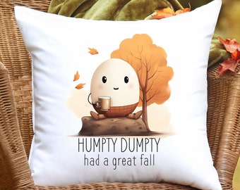 Cute fall autumn png, Humpty Dumpty had a great fall, Design Download for sublimation or print, funny autumn saying png, Printable design