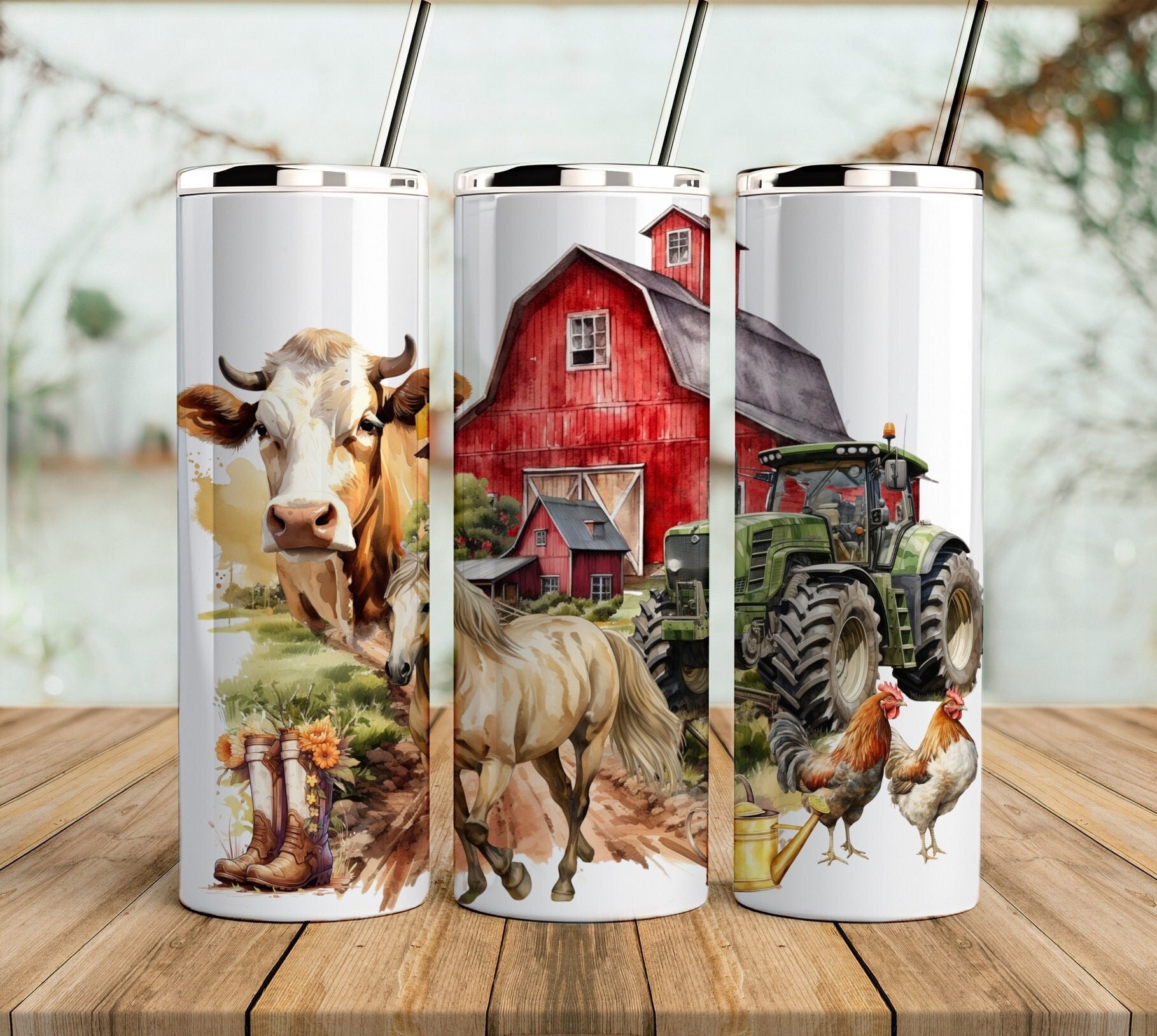 Farm Animal Tumbler - Etsy