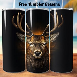 deer Tumbler wrap design png for sublimation, hunting 20oz Skinny straight Tumbler Wrap, digital download