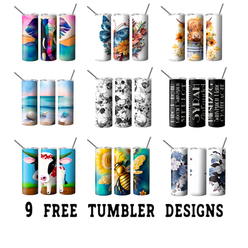 Free tumbler designs