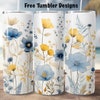 Tumbler Design Gothic Ink Roses for Sublimation, Red and Black Tumbler ...