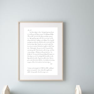 Persuasión imprimible de Jane Austen, carta de amor del capitán Wentworth a Anne, descarga de impresión de pared, decoración minimalista de la pared. Clásico imprimible imagen 6
