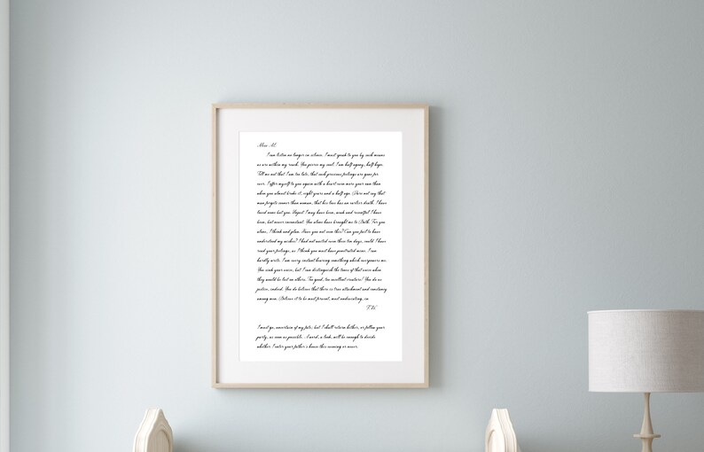Persuasión imprimible de Jane Austen, carta de amor del capitán Wentworth a Anne, descarga de impresión de pared, decoración minimalista de la pared. Clásico imprimible imagen 6