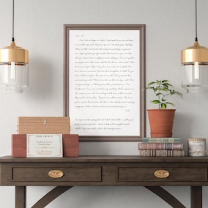 Persuasión imprimible de Jane Austen, carta de amor del capitán Wentworth a Anne, descarga de impresión de pared, decoración minimalista de la pared. Clásico imprimible imagen 9