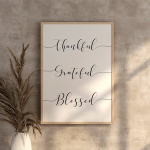 Svg png Thankful grateful blessed  Digital Design Download for sublimation or cut file- cricut or silhouette , thanksgiving design