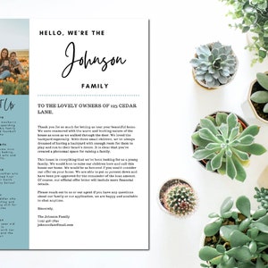 Plantilla personalizable de Canva para carta de oferta de vivienda