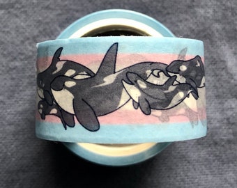 Washi Tape | Killer Whale | Trans Pride