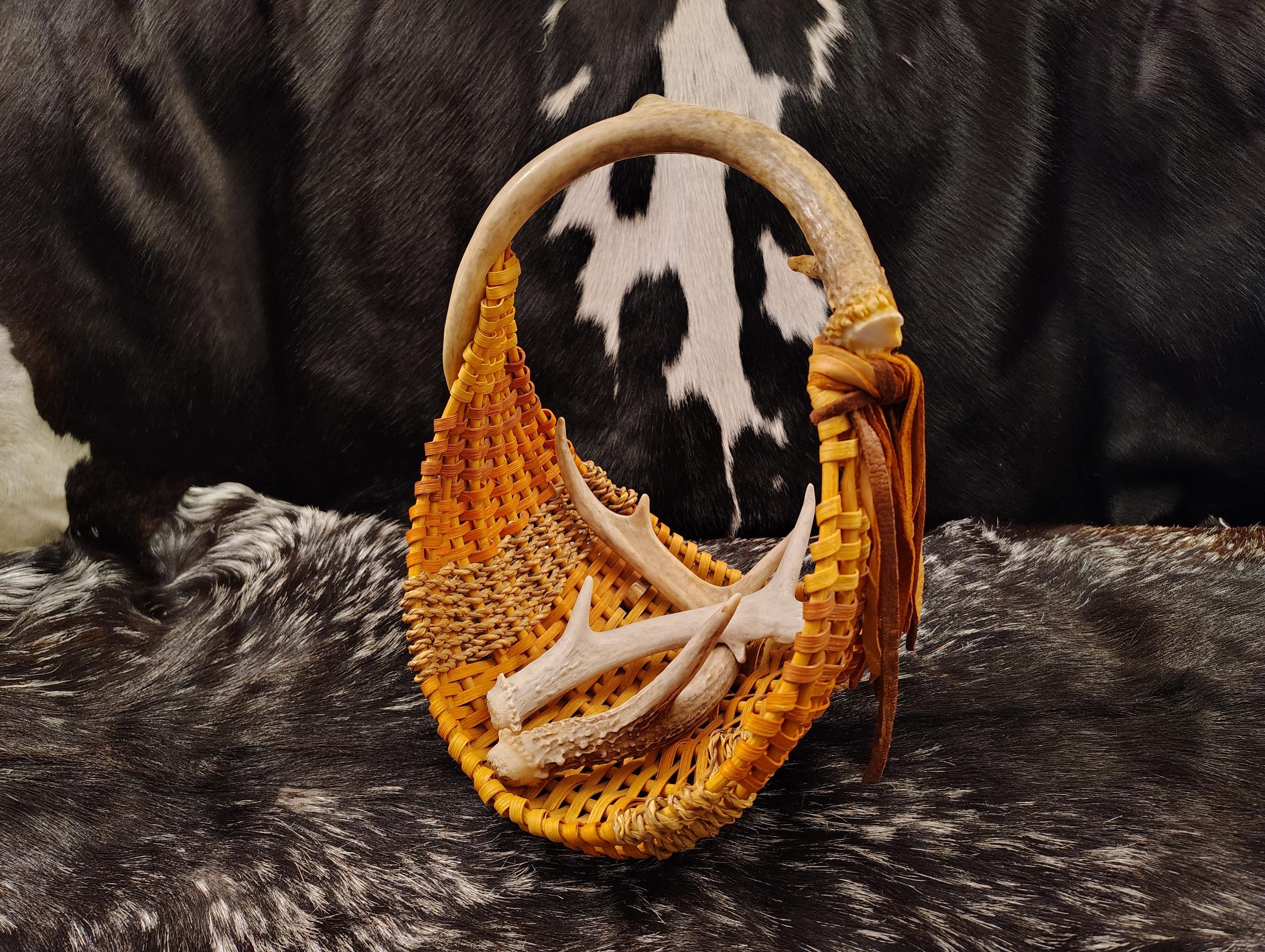洋書 ANTLER BASKETS 洋書 ANTLER BASKETS Handcrafted Antler Basket