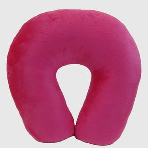 PERSONALIZED Name Travel Neck Pillow Microfiber Soft Lots Of Color Choices Airplane Travel image 6