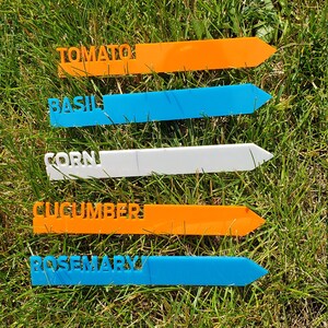 Acrylic Garden Stakes / Garden Markers