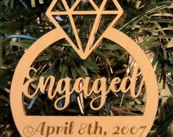 Enfeites de anel personalizados para noivos e casados