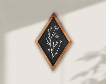 MINI Colgante de pared Flor TALLADA - Diamante