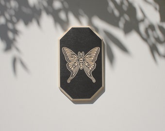 Woodcuts. Moon Moth - Short Octagon