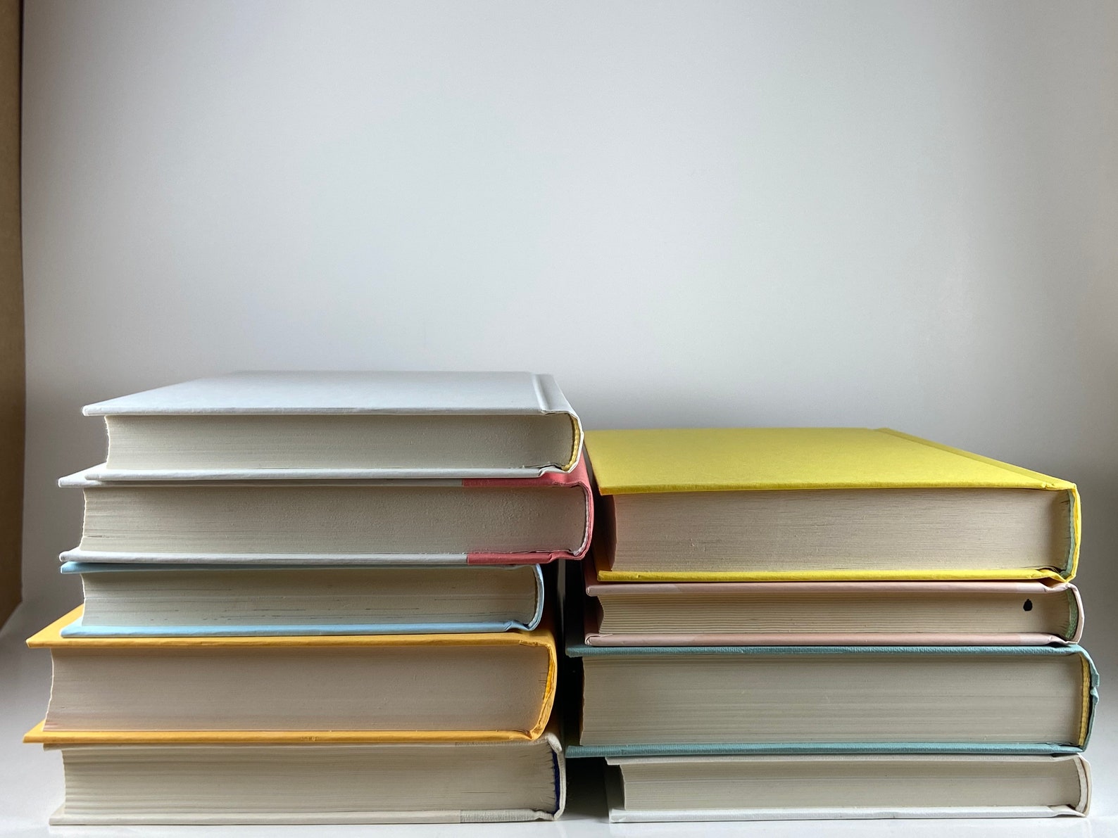 Decorative Book Set Versatile Book Stack Pastels Soft Etsy