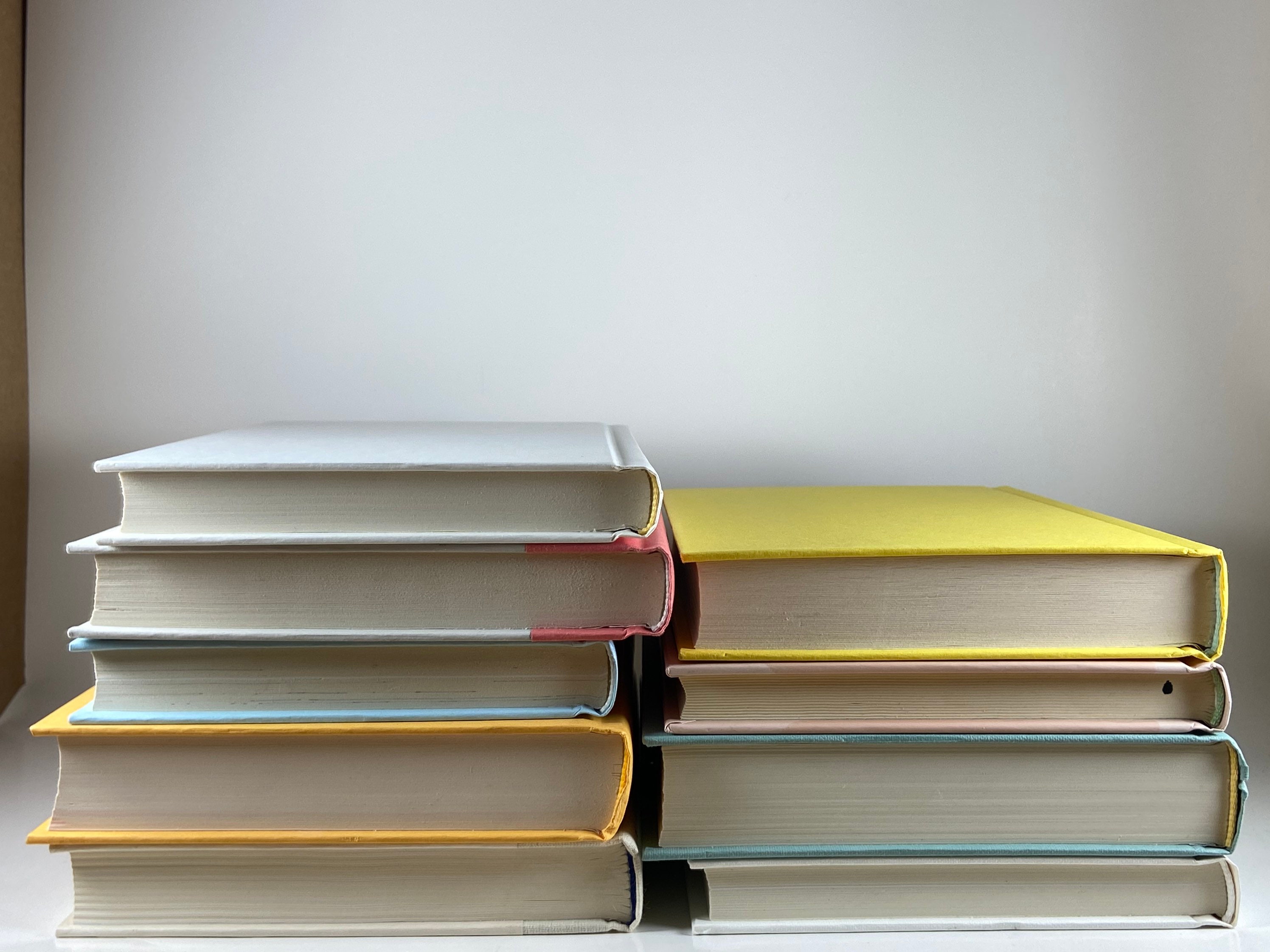 Decorative Book Set Versatile Book Stack Pastels Soft Etsy